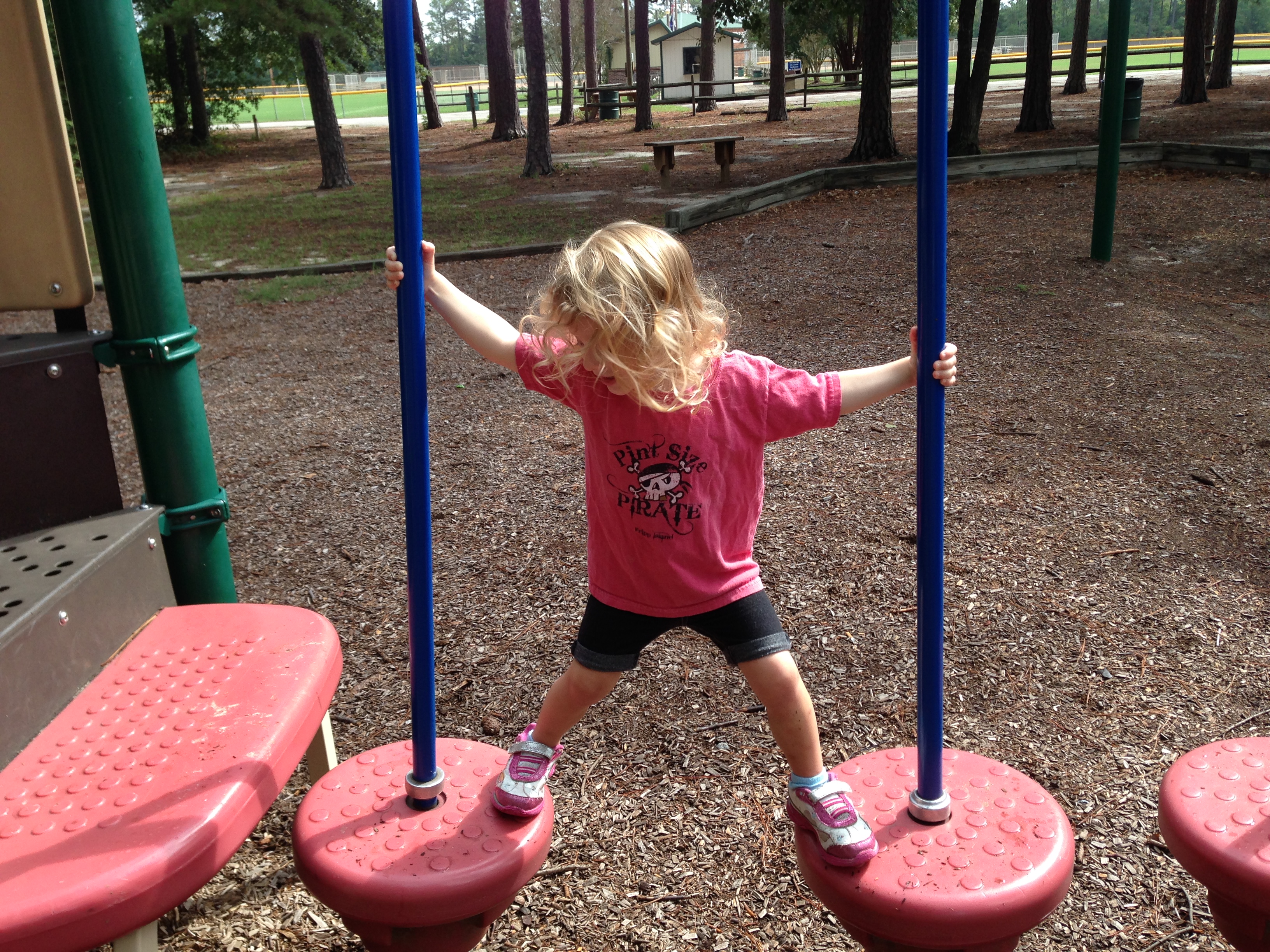 Brighton at the playground